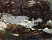 Nikolay Fechin Landscape of Winter oil painting picture wholesale